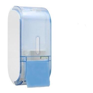 Imagem de Saboneteira Dispenser Para Sabonete ESPUMA 800ML Urban AZUL Com Reservatório Urban Premisse De Parede Para Banheiro