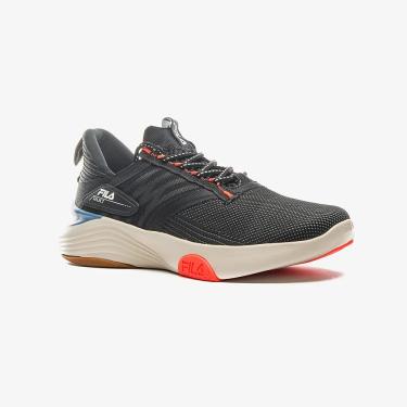 Imagem de Tênis Esportivo Masc Fila Select Preto/Branco/Coral 1124551