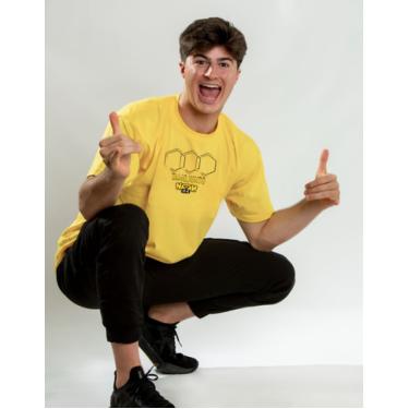 Imagem de Camiseta Algodão Amarela Natan Por Aí TMJ