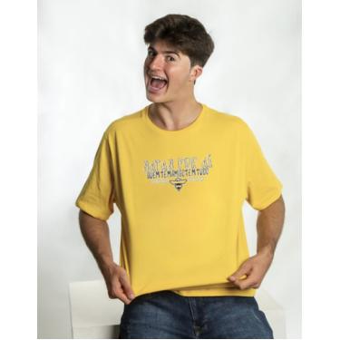 Imagem de Camiseta Algodão Amarela Natan Por Aí Amigo