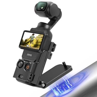 Imagem de AMAZEAR Suporte magnético compatível com DJI Osmo Pocket 3, acessórios para câmera de bolso Gimbal Xtra Muse 4K, capa magnética, vlog sem mãos, fixação rápida