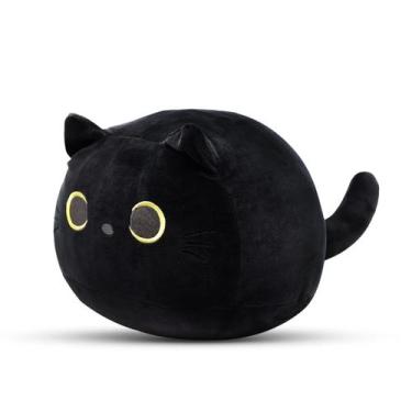 Imagem de Brinquedo de pelúcia BicCly 8 Black Cat Pillow, bicho de pelúcia para 