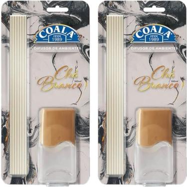 Imagem de Kit 2 Unidades Difusor Aromas Varetas 100Ml Coala Chá Branco