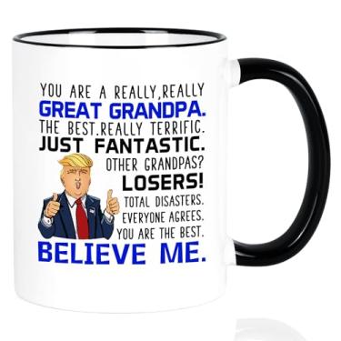 Imagem de YHRJWN Presente de Dia dos Pais, Dia dos Pais, Presente de Natal para Avô, Caneca de Vovô, Presentes de Avô, Presente de Avô, 325 ml