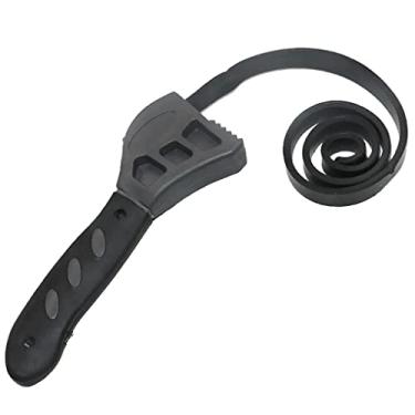 Imagem de Luzhengyang Correia ajustável para filtro de óleo - Ferramenta universal de reparo de carro - Alça de borracha para abrir frascos, garrafas e - Serve para 10 cm de diâmetro - Essencial para mecânica