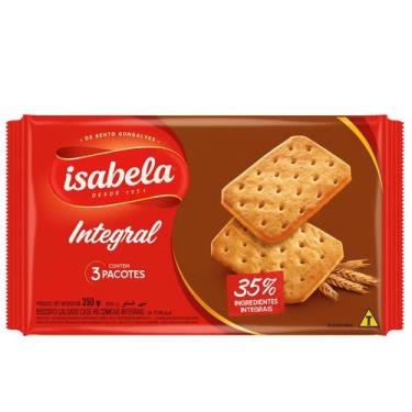 Imagem de Biscoito Isabela Integral 350g  35% Ingredientes Integrais - Isabela A