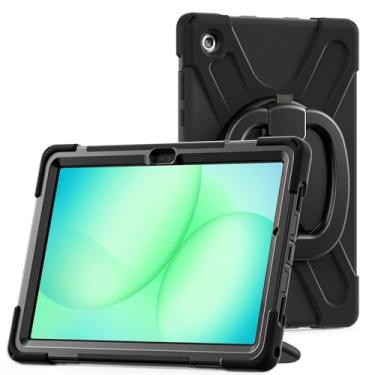 Imagem de Capa protetora para tablet Sumsung Galaxy TAB S10 FE Plus 13,1 polegadas 2025, capa à prova de choque para crianças 13,1 polegadas com alça de suporte (amarelo)