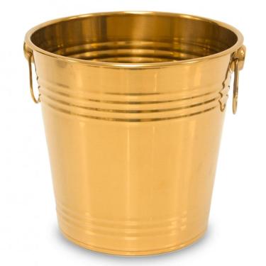 Imagem de Balde de Gelo Inox 4,5 Litros Conserva Bebida Festa Evento Aniversario Comemoraçao Reuniao Confraternizaçao