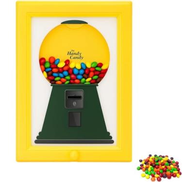 Imagem de Moldura prática de doces, porta-retrato dispensador de doces, suporte de parede, máquina de chiclete criativa e inovadora para bancada de mesa ou crianças e adultos