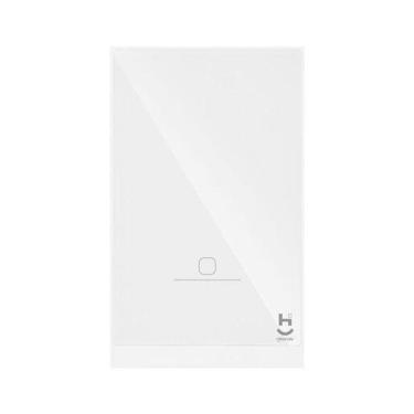 Imagem de Interruptor Inteligente Zigbee Touch 1 Botão Geonav Branco