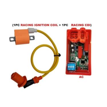 Imagem de XR200 NX150 NX200 RACING CDI FOR XL125 XL 125 TITAN KS 92-02ML125 97-02 CBX200 NX350 AC 6PIN 4K-12K RPM Mopped Quad Turn Cut CDI(Cdi and Coil G)