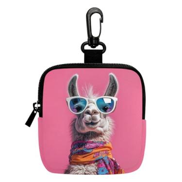 Imagem de Mini porta-moedas de elefante fofo, bolsa multifuncional para chaves, moedas, fone de ouvido, batom, porta-cartões, organizador de cabos de dados, bolsa com zíper, acessórios, presentes de elefante