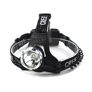 Imagem de Lanterna De Cabeça Led Cree T6 Zoom Bike Com 2 Baterias e Carregador Veicular
