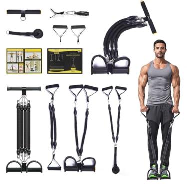 Imagem de Faixas de resistência para os pés, faixas elásticas ajustáveis para treinamento de pernas e glúteos, tiras antiderrapantes no tornozelo, equipamentos de ginástica em casa, fisioterapia, alongamento.