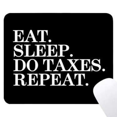 Imagem de Noaleviax Mouse pad de contabilidade engraçado - preparador de contador fiscal, presentes CPA, materiais de escritório, decoração de mesa, base de borracha antiderrapante quadrada impermeável para