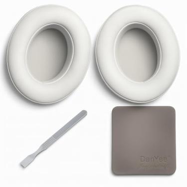 Imagem de Almofadas auriculares de substituição de couro proteico premium para Studio 2&3 – Almofadas de ouvido de espuma viscoelástica macia com pano de limpeza de ferramenta de metal e vídeo de instalação