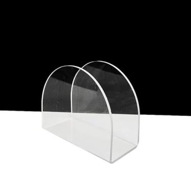 Imagem de Porta-guardanapos de acrílico – Dispensador de mesa independente – 3 cores