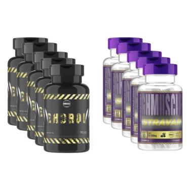 Imagem de KIT HIPERTROFIA 5 Ghdrol 5 Stravar Laboratório Ghmuscle-Unissex