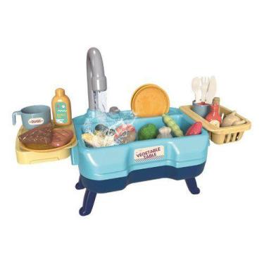 Imagem de Mini Pia Azul Casa Encantada com 29 Peças - Zippy Toys