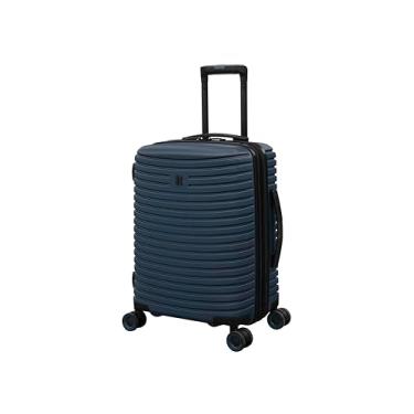 Imagem de It Luggage Precursor Titan 53 cm Hardside Carry On 8 rodas giratórias expansíveis, azul majólica