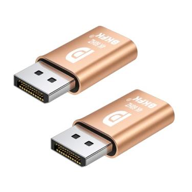 Imagem de Plugue fictício DP 4K 60Hz DisplayPort Headless - Suporta dongle emulador EDID 1080p-120Hz 60Hz para mineração de criptografia, servidores remotos e desktops virtuais (DP-4K60Hz-2Pack)