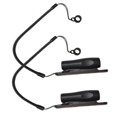 Imagem de YTRUOYI Cordão universal Stylus – 2 peças de cordão retrátil de mola com suporte de caneta adesivo, base de fixação com cordão para canetas sensíveis ao toque, tablets e uso no escritório