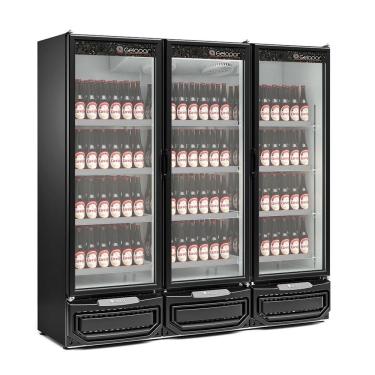 Imagem de Refrigerador Expositor Vertical 1468 Litros Preto Gelopar Gcbc-1450 220V