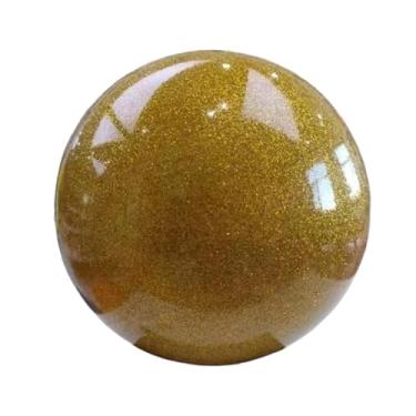 Imagem de Colaxi Bola de Ginástica Rítmica - Equipamento de Ginástica Versátil, Confortável e Portátil - Bola Pequena de 15cm para Treino e Prática de Ginástica, Ouro