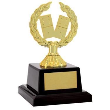 Imagem de Troféu Dominó Médio Torneio Campeonato - Tacolândia