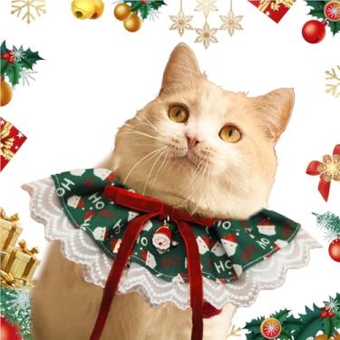 Imagem de Babadores para cães para férias, Babadores de Natal para animais de estimação,Bandanas macias para cães de Natal ajustáveis ​​para - Acessórios para animais de estimação e respiráveis ​