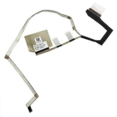Imagem de HSSDTECH Cabo de exibição de tela LCD FHD de 30 pinos, cabo flexível de vídeo, sem toque, substituição para Dell Chromebook 3100 EDB11, 0V11RY DC02003AI00