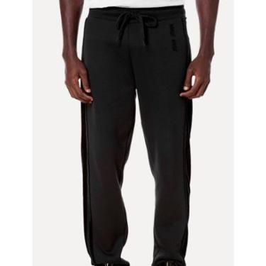 Imagem de Calça John John Masculina Moletom Vip Suede Preta-Masculino