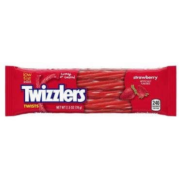 Imagem de Twizzlers Twists Strawberry Bala De Alcaçuz Sabor Morango - 70g
