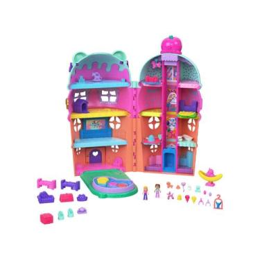 Imagem de Playset Polly Pocket Casa de Sorvete Mattel 34 Peças