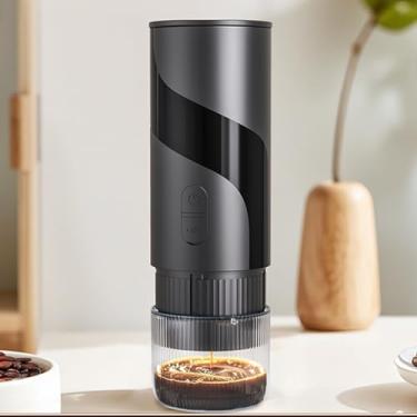 Imagem de Luocute Máquina de café Portátil, Máquina de café Em Cápsula Recarregável USB de Aço Inoxidável 304 para café Estilo Italiano, Com Início de um Botão para Acampamento Ao Ar Livre,