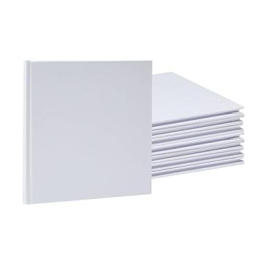 Imagem de JGYXQYD Pacote com 8 livros em branco para crianças escreverem histórias, cadernos de esboços de capa dura para estudantes, quadrinhos vazios em branco, faça você mesmo, faça seu próprio livro em