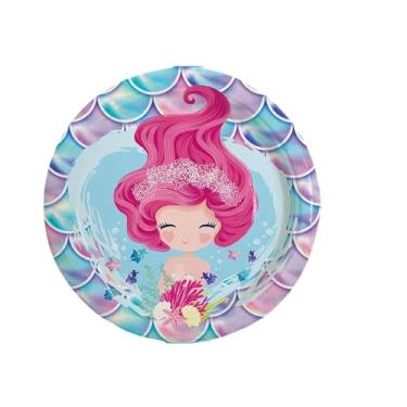 Imagem de CWPJUNDGP Festa de aniversário, copos de papel, pratos de papel, festivais descartáveis locais de festa temática, atmosfera de decoração, utensílios de mesa