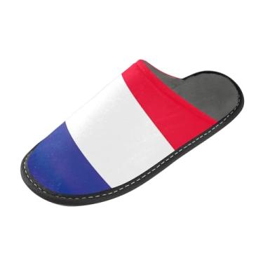 Imagem de Pantufas femininas felpudas para uso interno de inverno, bandeira dos Países Baixos, espuma viscoelástica antiderrapante, tamanho 4-5, Bandeira da Holanda, 4-5 Wide