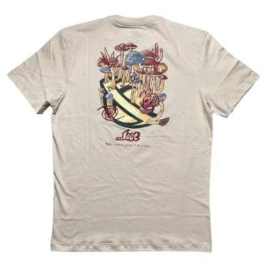 Imagem de Camiseta Lost 225113002 Mushroom - Tapioca Tamanho Camiseta:P-Masculino