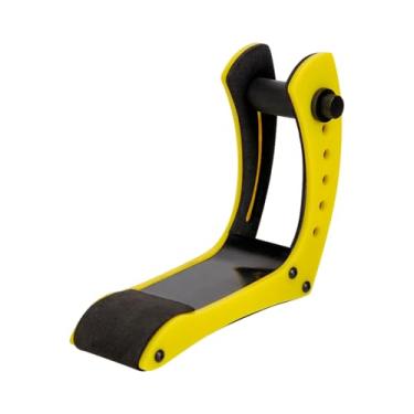 Imagem de Luqeeg Suporte de Guitarra Elétrica, Portátil, 6 Posições de Altura Ajustável, Suporte de Rack de Guitarra Vertical Com Almofadas de Esponja de Braçadeira Acrílica para Descanso de (Amarela)