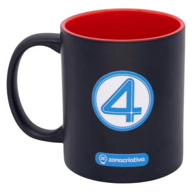 Imagem de Zonacriativa - Caneca Mágica Quarteto Fantástico Mulher Invisível Marvel 300ml | Porcelana, estampa revelada por calor e ideal para surpreender fãs