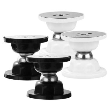 Imagem de kit 4 Trava de Porta com Imã Magnético Silenciosa Anti Batidas Impacto