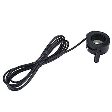 Imagem de Luqeeg Acelerador de Polegar para Bicicleta Elétrica Com Controle de Velocidade, Alça Esquerda Direita de 3 Fios para Scooter de Bicicleta Elétrica, Controle Sensível Constante, Adequado para