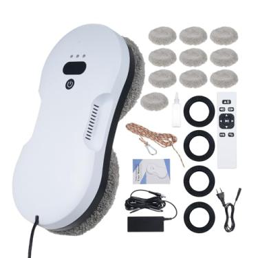 Imagem de Luocute Robô para Limpeza de Janelas, Limpeza Automática de Vidros Com Sucção 2800Pa, Spray de água de 2 Vias, Planejamento Inteligente de Caminho, Detecção de Cantos, (Plugue UE)