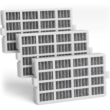 Imagem de Pacote com 3 W10311524 substituição do filtro de ar do refrigerador compatível com Whirlpool, AIR1, Maytag, Kitchenaid e Jenn-Air, substituto para filtro de ar da geladeira Fresh Flow
