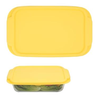 Imagem de Purekra Tampas de silicone para assadeira de vidro Pyrex 232-D, 1 pacote com tampa de silicone para assadeira de vidro Pyrex, lava-louças, freezer e micro-ondas (assadeira não incluída)