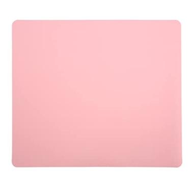 Imagem de Tapete artesanal de silicone grande premium durável, resistente ao calor, antiderrapante, lavável, folha de silicone flexível para artesanato de cozinha faça você mesmo, moldes de (Rosa)