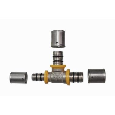 Imagem de Tee Redução De Gas 26X16X26 Multi Gás, Sfera Gás - Emmeti