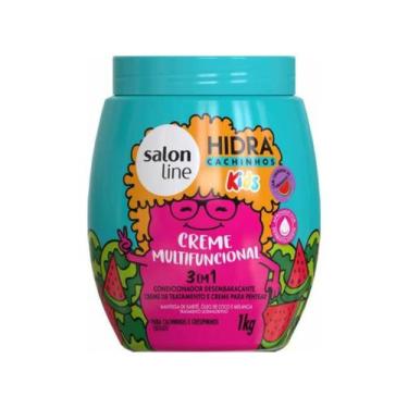 Imagem de Creme De Pentear Multifuncional Kids Melancia 1kg Salon Line