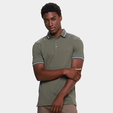 Imagem de Camisa Polo Tommy Hilfiger Tipped Slim Fit Masculina-Masculino